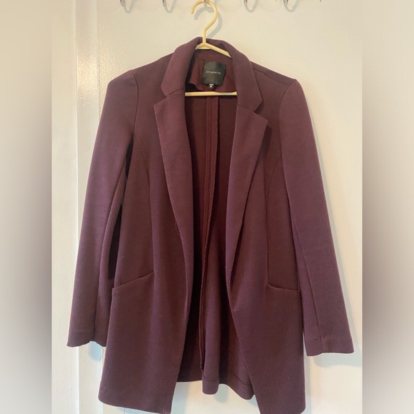 Dynamite Fitted Blazer - Burgundy - Picture 1 of 4